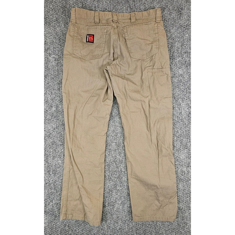 Wrangler RIGGS Workwear Ripstop Ranger Pants Khaki Lot of 2 34x30 34x32 - Picture 8 of 8